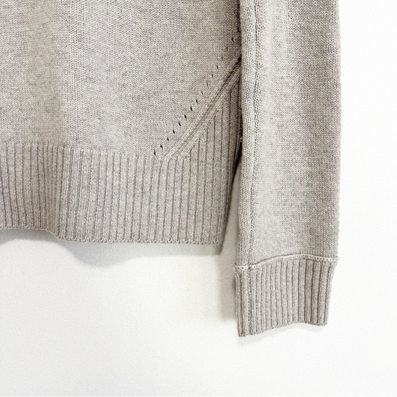 BOGO! Rails Presley Pullover Pointelle Sweater Wool Cashmere Dove Gray Small - Picture 9 of 11